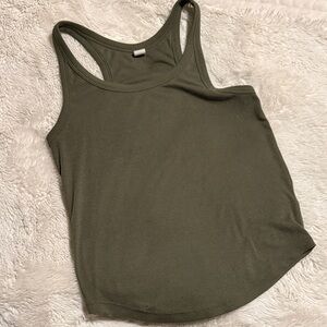 XS Olive Green Women's Tank Top